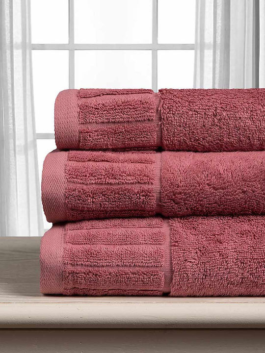 Silk Fashion Melody 40x60cm Teracotta Bath Towe...