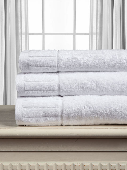 Silk Fashion Bath Towel Melodia 75x150cm White ...
