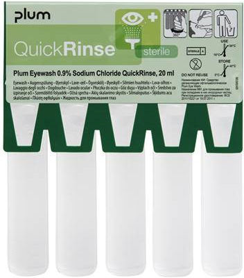 Augenspülampullen 20ml 0,9% 5 Stück Plum 5160