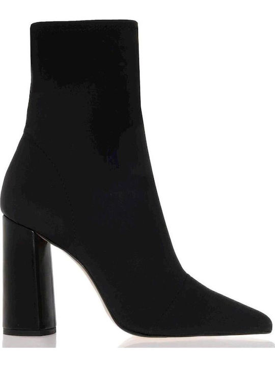 Women's Ankle Boots with High Heel Black