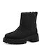 Stiefeletten Damen mit Pelz Schwarz
