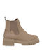 Ragazza Leather Women's Ankle Boots Beige