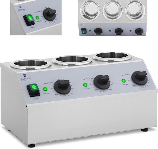 Затоплящи бутилки за сос 3x 1л 40-90c 550w