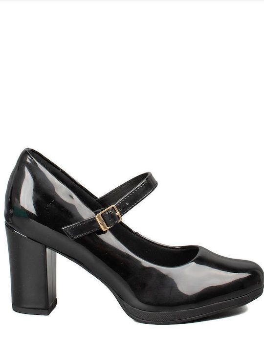 Piccadilly Pumps mit Riemchen Schwarz