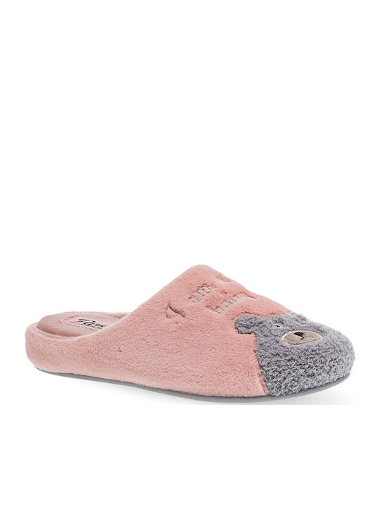 Damen Hausschuhe mit Tiermotiven Rosa