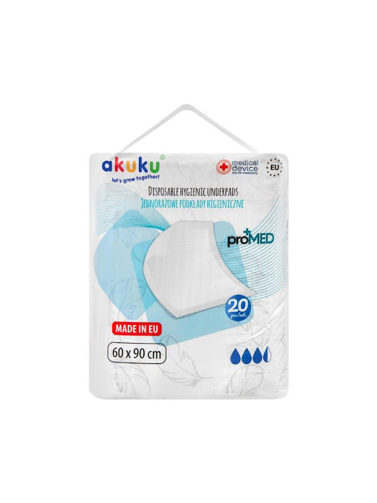 Akuku Disposable Changing Pads 60x90cm. 20pcs