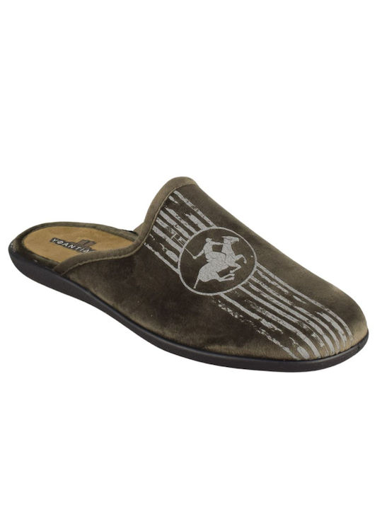 Yfantidis Men's Slipper Khaki