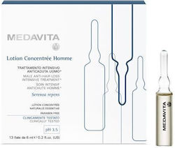 Medavita Concentree Homme Male Anti Hair Loss Intensive Treatment Αμπούλες 13x6ml