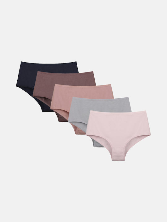 Βαμβακερά Damen Slip MultiPack Multicolor