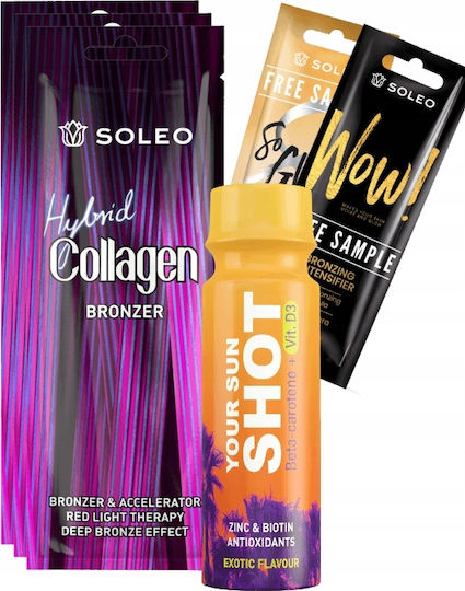 Soleo Collagen Hybrid 3x15ml Bronzer Selbstbräuner + Gratisartikel