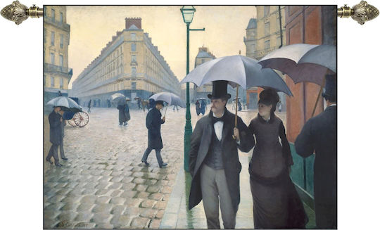 Signare Ταπισερί Τοίχου 120x85cm – Paris Street On A Rainy Day