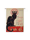 Signare Wandteppich 69x98cm – Schwarze Katze