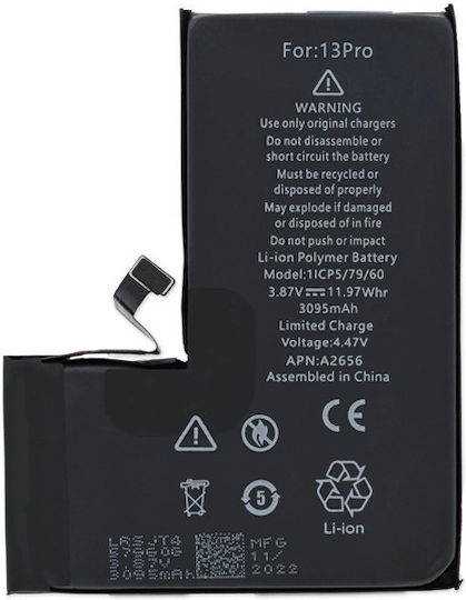 Συμβατή Μπαταρία Αντικατάστασης 3095mAh για Apple iPhone 13 Pro