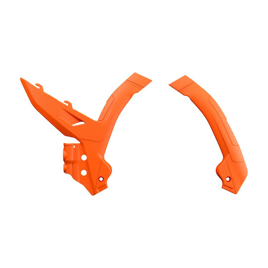 Polisport Motorcycle Frame Protectors Orange