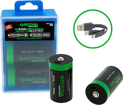 Patona Premium D 4000mAh 2τμχ
