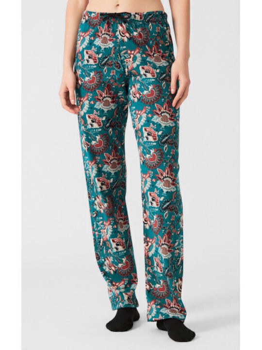 Minerva Winter Women's Pyjama Pants Green