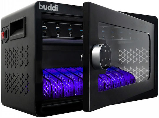 Buddi с 10 USB-A порта и 10 USB-C порта 300W Черен (Locker за Кινητών)