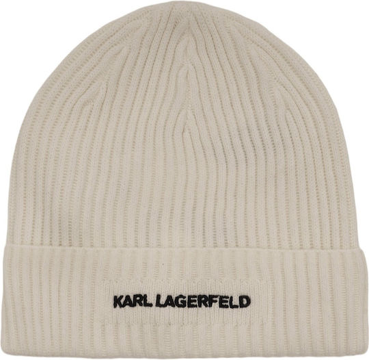 Beanie Masculin Căciulă Tricotat în culoarea Alb