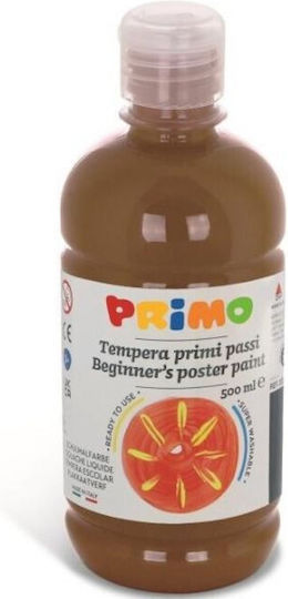 Primo Tempera Paints Natural Ombra Brown in Bottle 500ml 1pcs