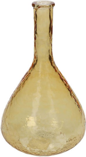 Βάζο Artelibre Ώχρα Ανακυκλωμένο Γυαλί 15.2x15.2x25.4cm