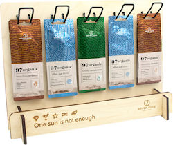 7suns Wooden Display Stand 5 Sachets