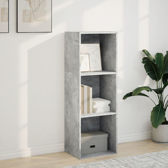 Bibliothek Grau Beton 40x30x114cm