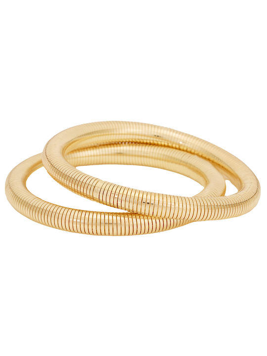 Set Bracelets Gold Plated