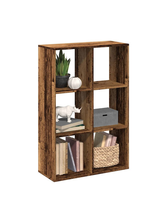 Bookcase Coffee 69.5x29x103.5cm