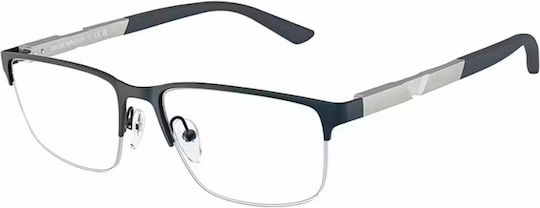 Emporio Armani Bărbați Metalic Rame Ochelari Albastru EA1164 3042