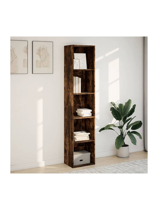 Bibliotecă Stejar Fumuriu 40x30x189 cm