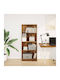 Brown Bookcase 60x24x143cm