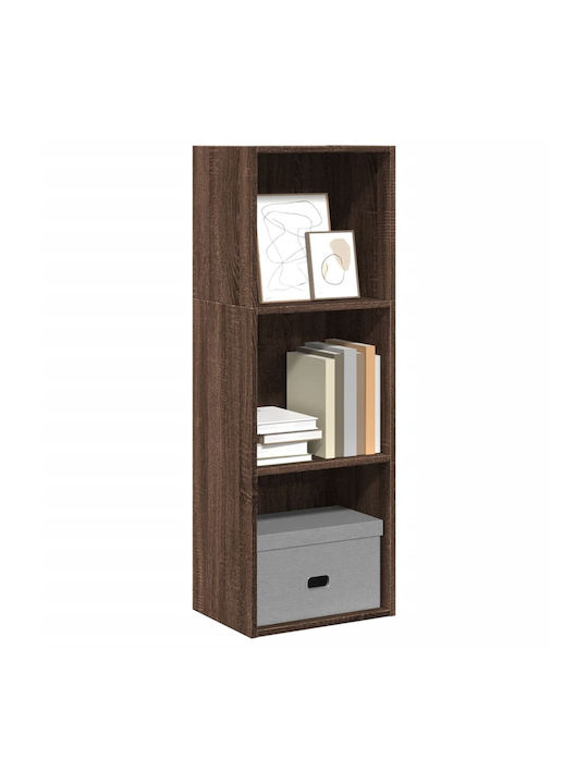 Bookcase Brown Oak 40x30x114cm