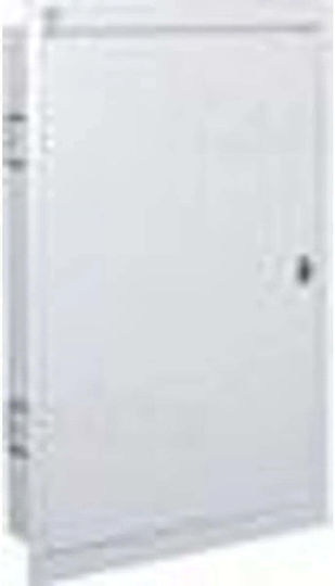 Modular Switchgear 4x18 Flush-mounted Ip30 N+pe I Class Metal Door White Kp-db-i-mf-418 White 29322