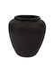 Black Ceramic Vase 28x28x30cm 88086 Iliadis