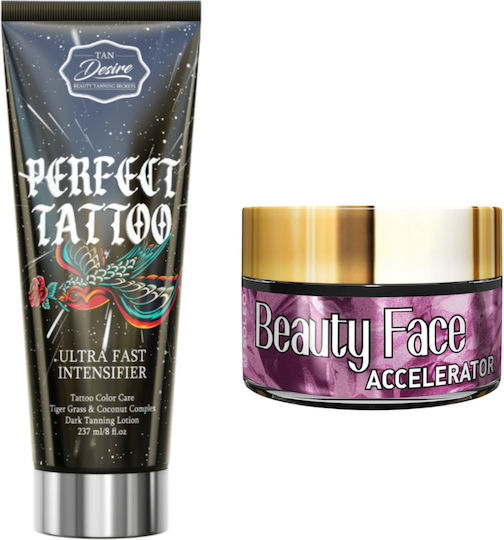 Tan Desire Perfect Tattoo + Beauty Face Jar