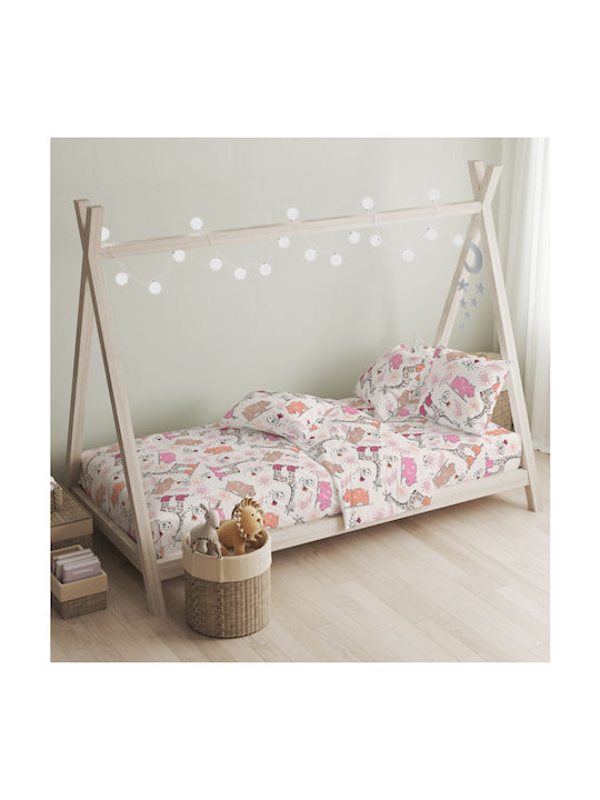 Cokitex Σετ Μονά Pink 165x270cm Cokitex Σετ Μονά Pink 165x270cm