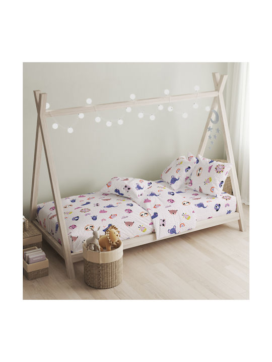 Cokitex Σετ Μονά Pink 165x270cm Cokitex Σετ Μονά Pink 165x270cm