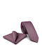 Legend Accessories Men's Tie Set Printed in Red Color