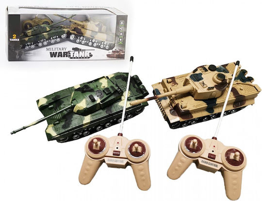 Two Remote Control Fighting Tanks R C