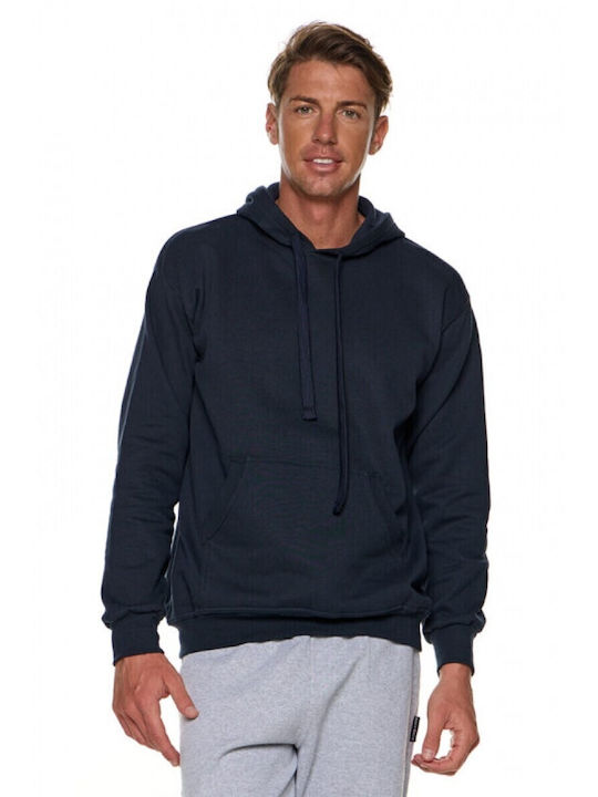 Sweatshirt with Hood Blue