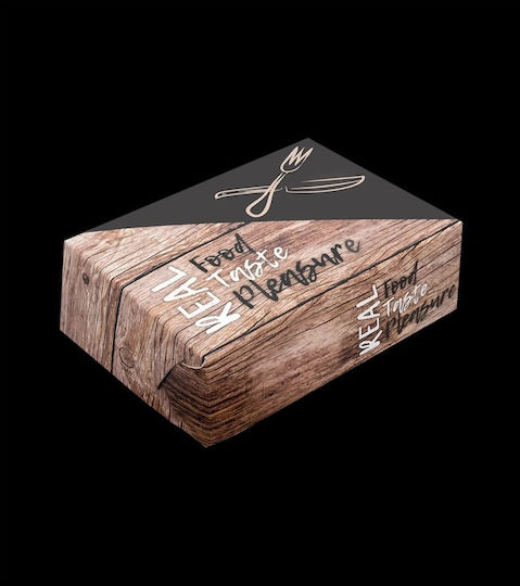 Single Potato Roasting Box B4 Metalised PET Coating 14x10x5cm 1kg Pack "real Food" Tefaco 006683