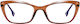 Vieste Women's Metal Blue Light Blocking Glasses in Brown Color