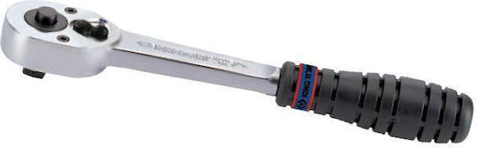 King Tony Ratchet Button 3/8" 32 Teeth 200mm Chrome Rubber Handle Lock