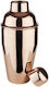 Σέικερ Shaker 3 Τμημάτων Ανοξείδωτο Μπρονζέ 700ml H23cm 93212 Aps Bar Supply 27.93212