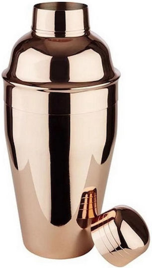 Σέικερ Shaker 3 Τμημάτων Ανοξείδωτο Μπρονζέ 700ml H23cm 93212 Aps Bar Supply 27.93212