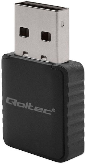 Qoltec USB Netzwerkadapter mit Drahtloser Verbindung Wi-Fi 1300Mbps