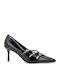 Pumps mit mittelhohem Absatz Schwarz