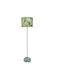 Oxygen Green Coral Floor Lamp H165xW35cm. with Socket for Bulb E27 Green