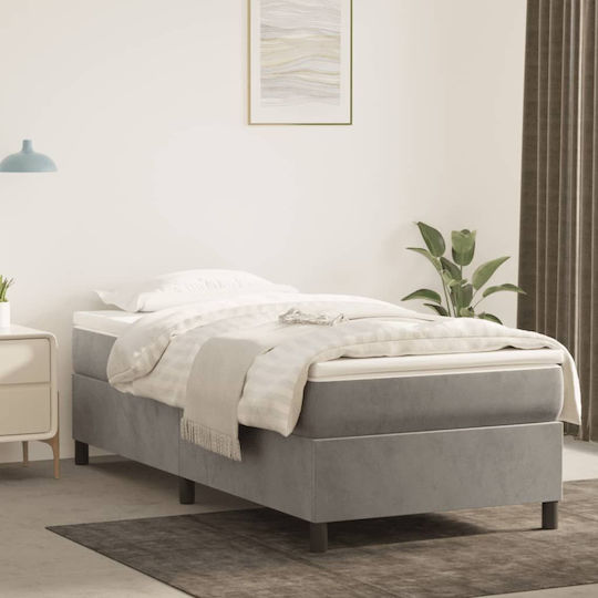 vidaXL Mattress Topper Single Foam with Removable Cover 80x210x5cm