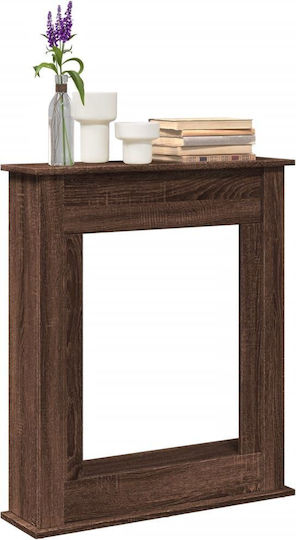 vidaXL Wooden Fireplace Mantel 75x87.5cm